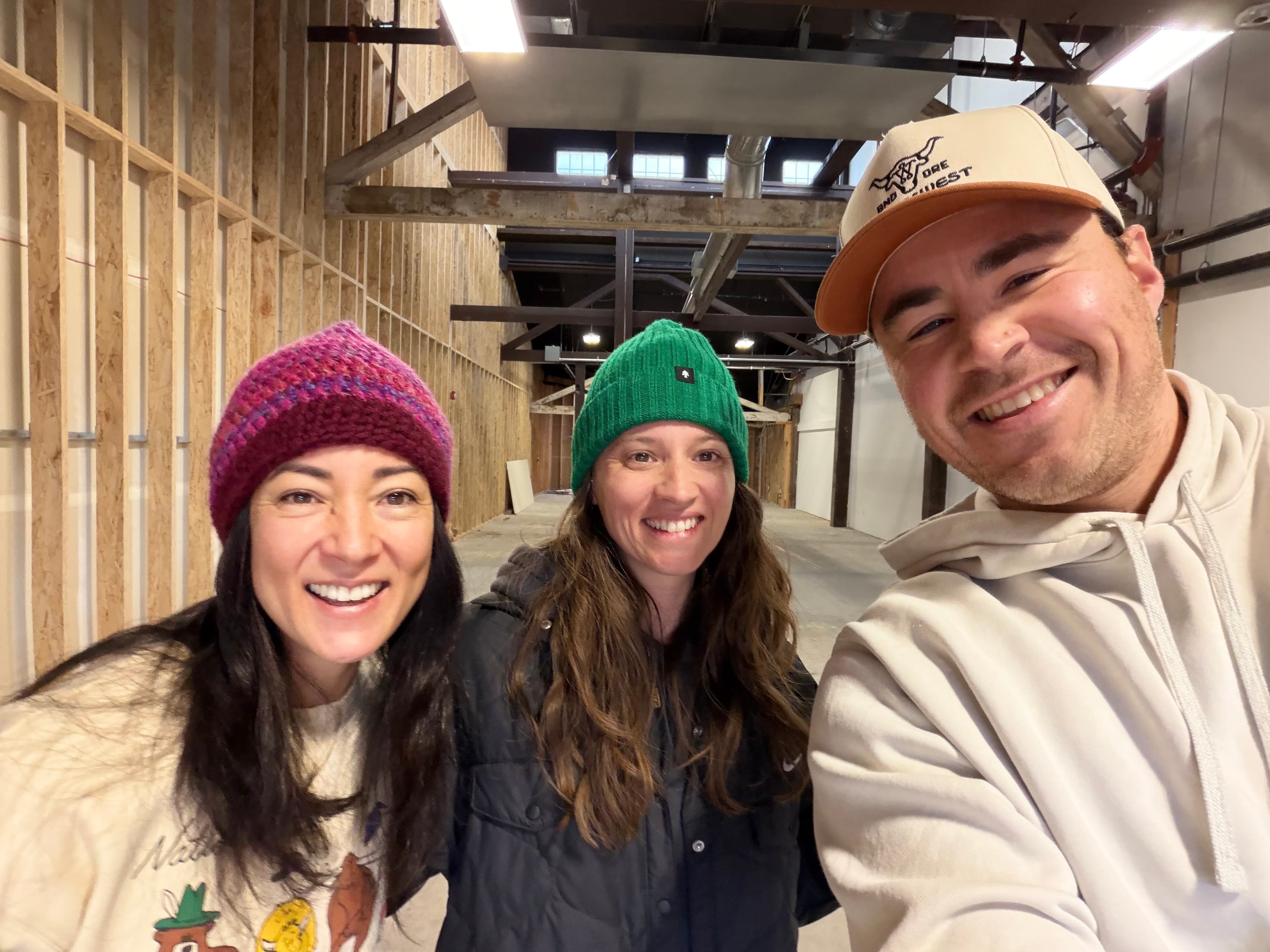 Selfie in the space with bar consultant Dane